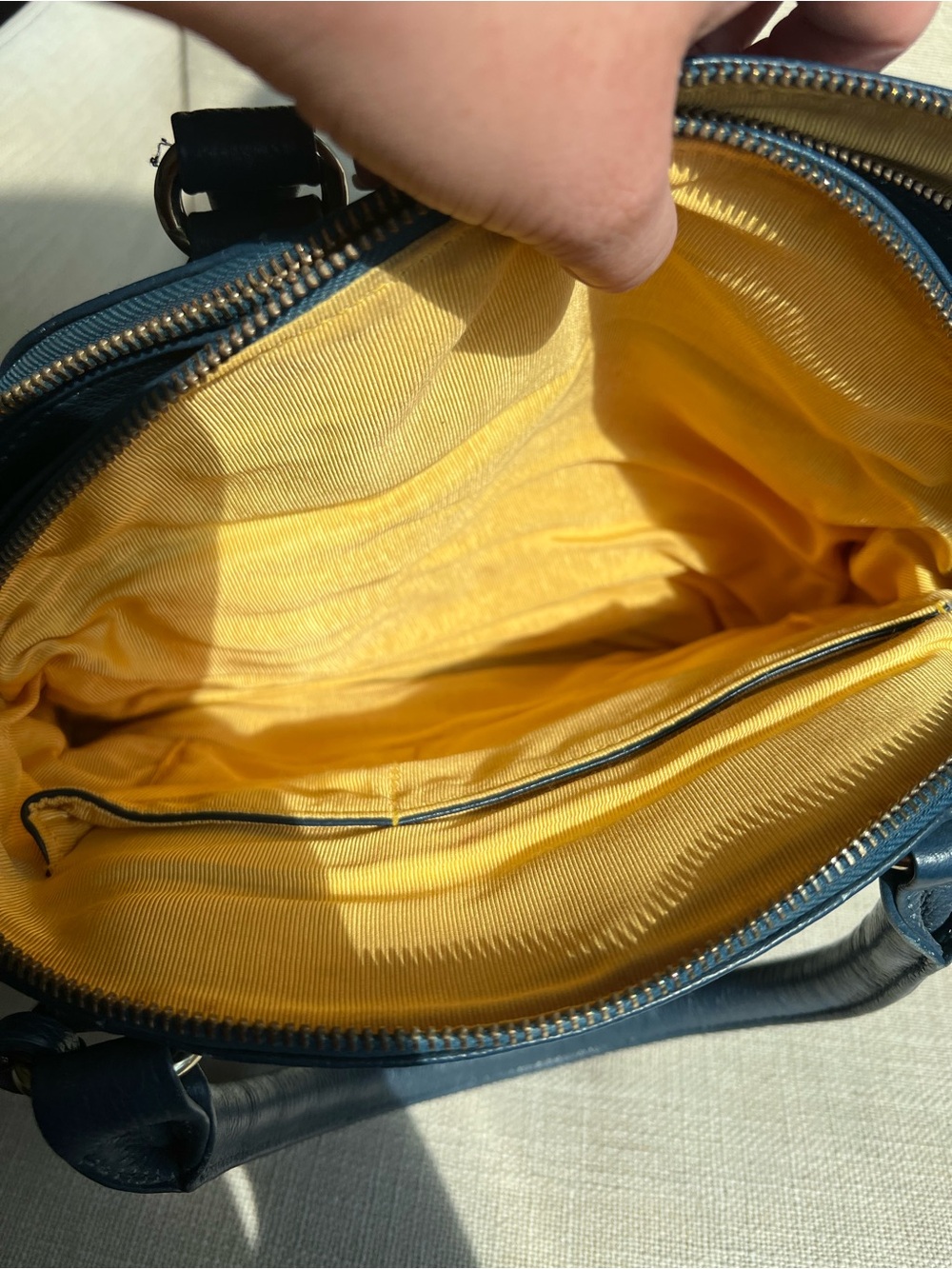 Navy Blue Purse - Picture 5 of 10